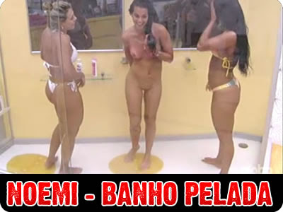 Noemí pelada bbb12 banho noemí baño desnuda gran hermano 12+1